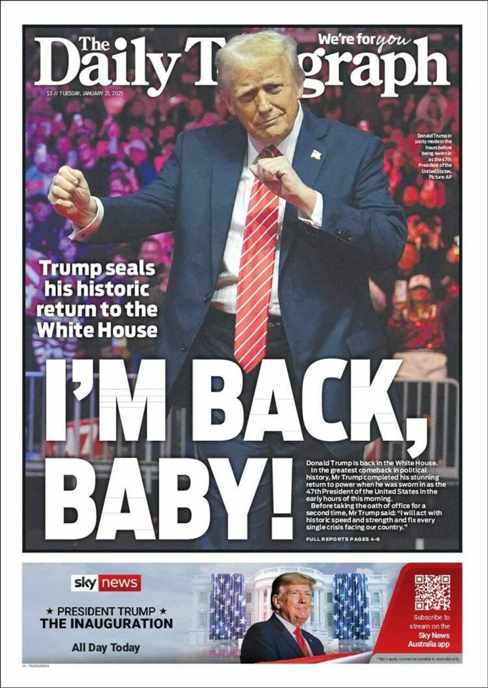 AUSTRALIA — The Daily Telegraph