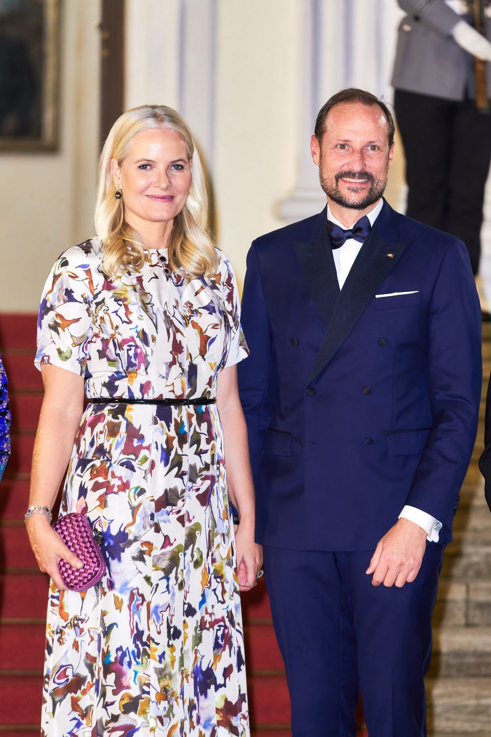 Crown Prince Haakon and Crown Princess Mette-Marit of Norway in Berlin on October 21, 2024.