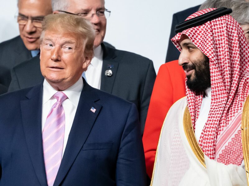 File photo of U.S President Donald Trump and Crown Prince of Saudi Arabia, Mohammed bin Salman