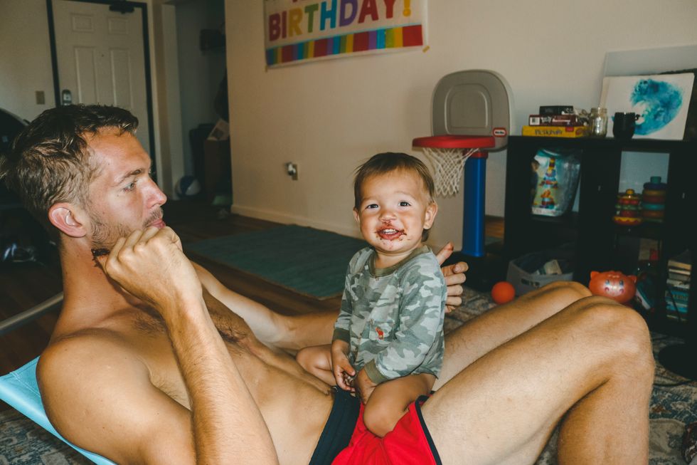 "For a father, that moment of panic in which you are suddenly, shockingly reminded of the fragility of life (of your child) became a stress which buried deep inside me."
