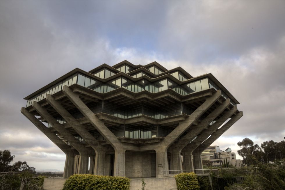 Geisel Library of the University of California, San Diego, U.S.A.
