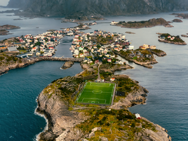 The World's 10 Most Beautiful Soccer Fields — From Hidden Islands To High-Rise Rooftops