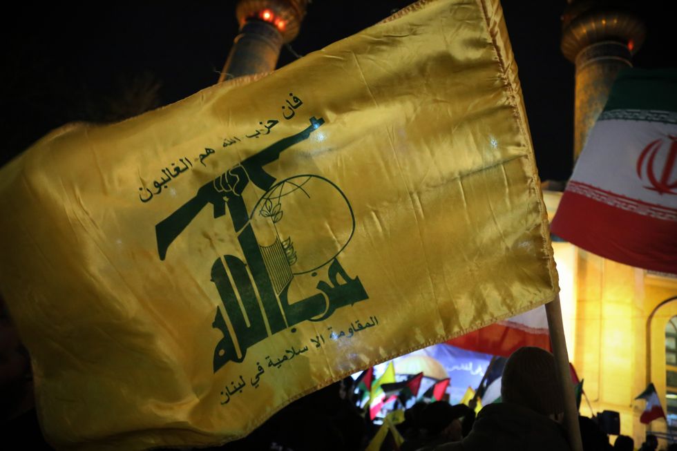 Hezbollah flag waving in Teheran