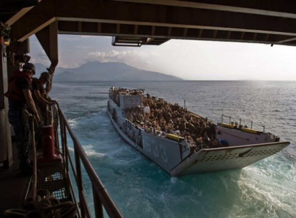 Joint military exercises in the South China Sea