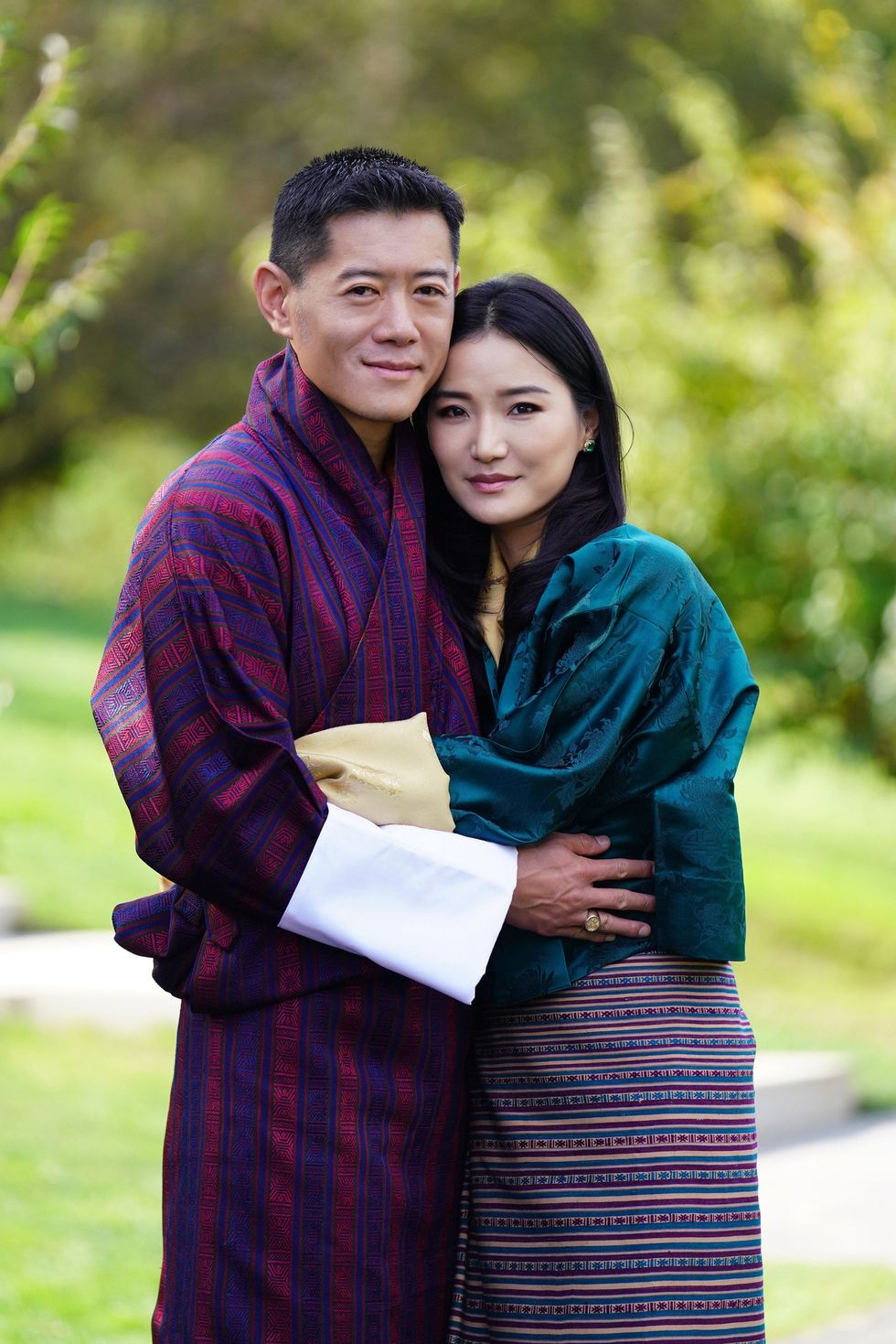 King Jigme Khesar Namgyel Wangchuck and Queen Jetsun Pema on October 13, 2021.