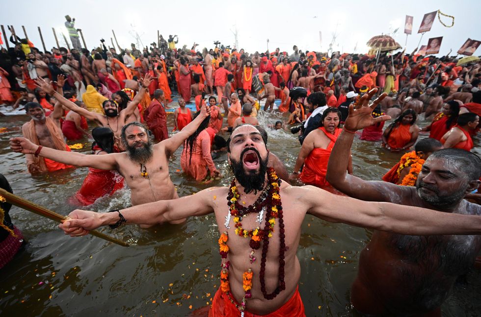 Kumbh Mela holy dip
