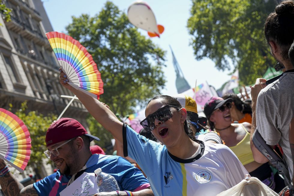LGBTQ+ protest against Javier Milei