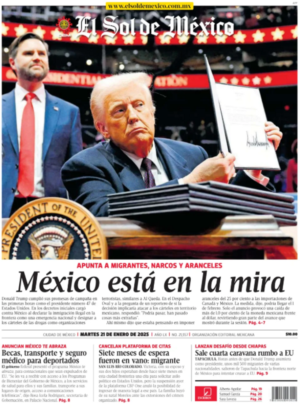 MEXICO — El Sol de México