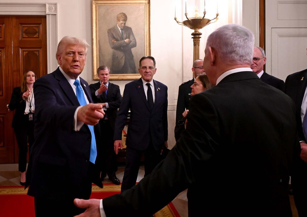 Netanyahu meets Trump in Washington, D.C.