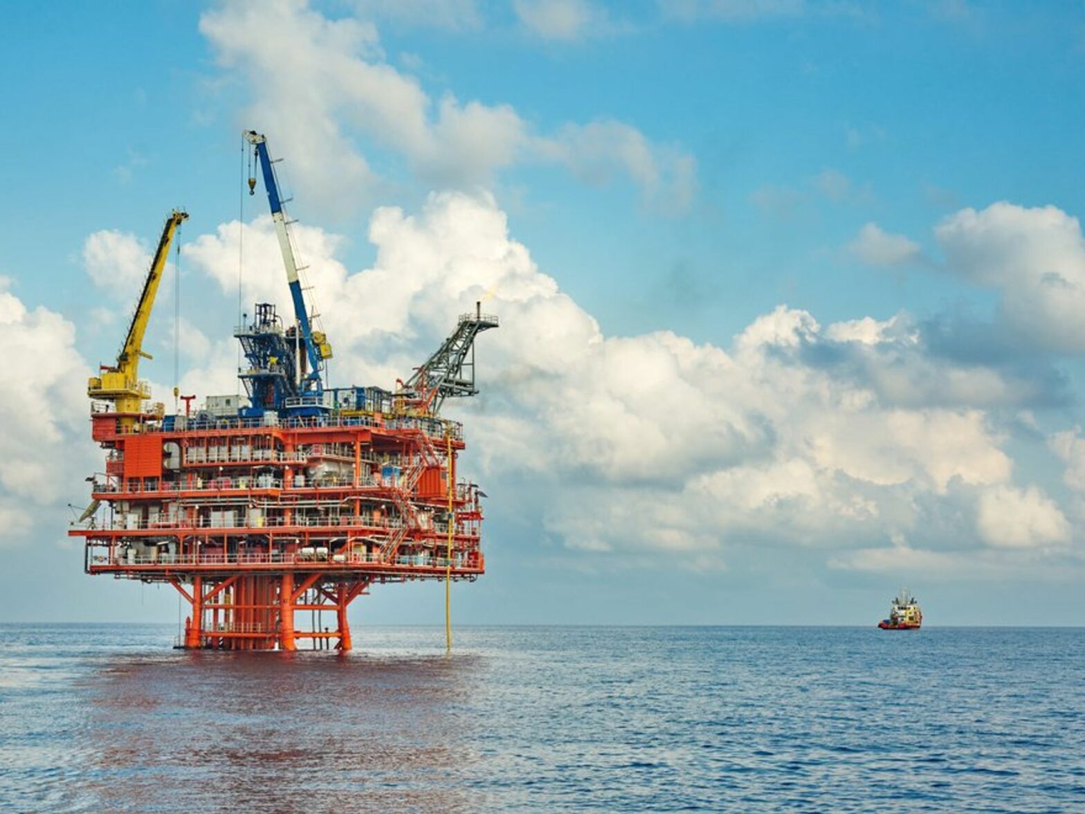 Oil rig in Gaza