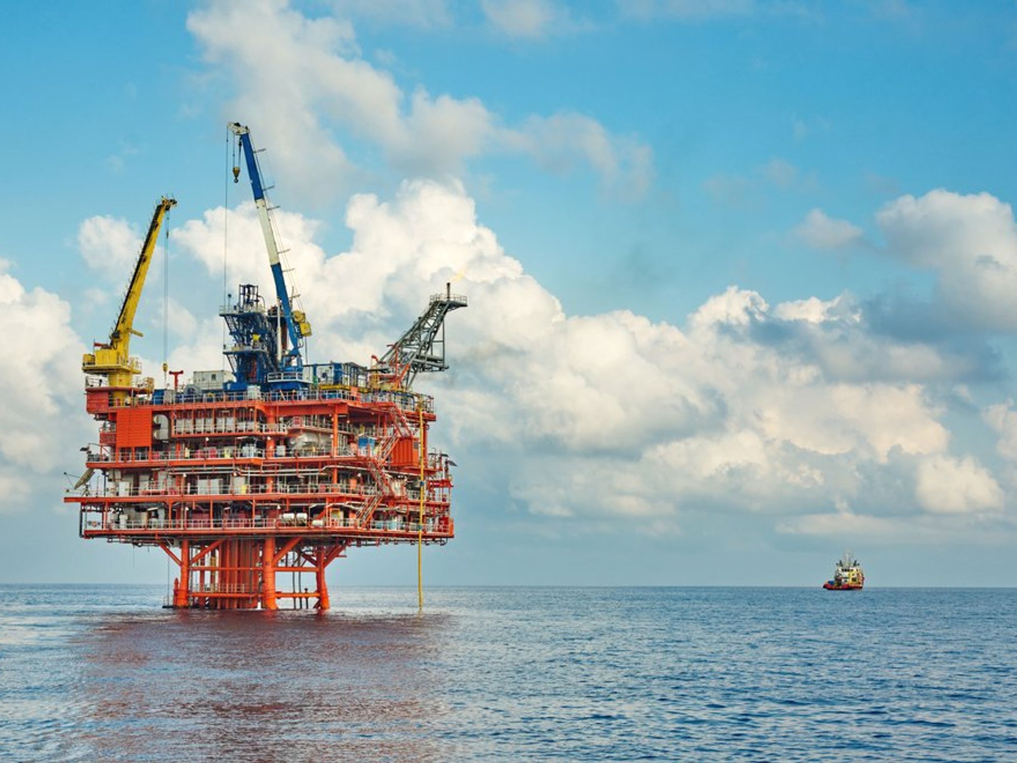 Oil rig in Gaza