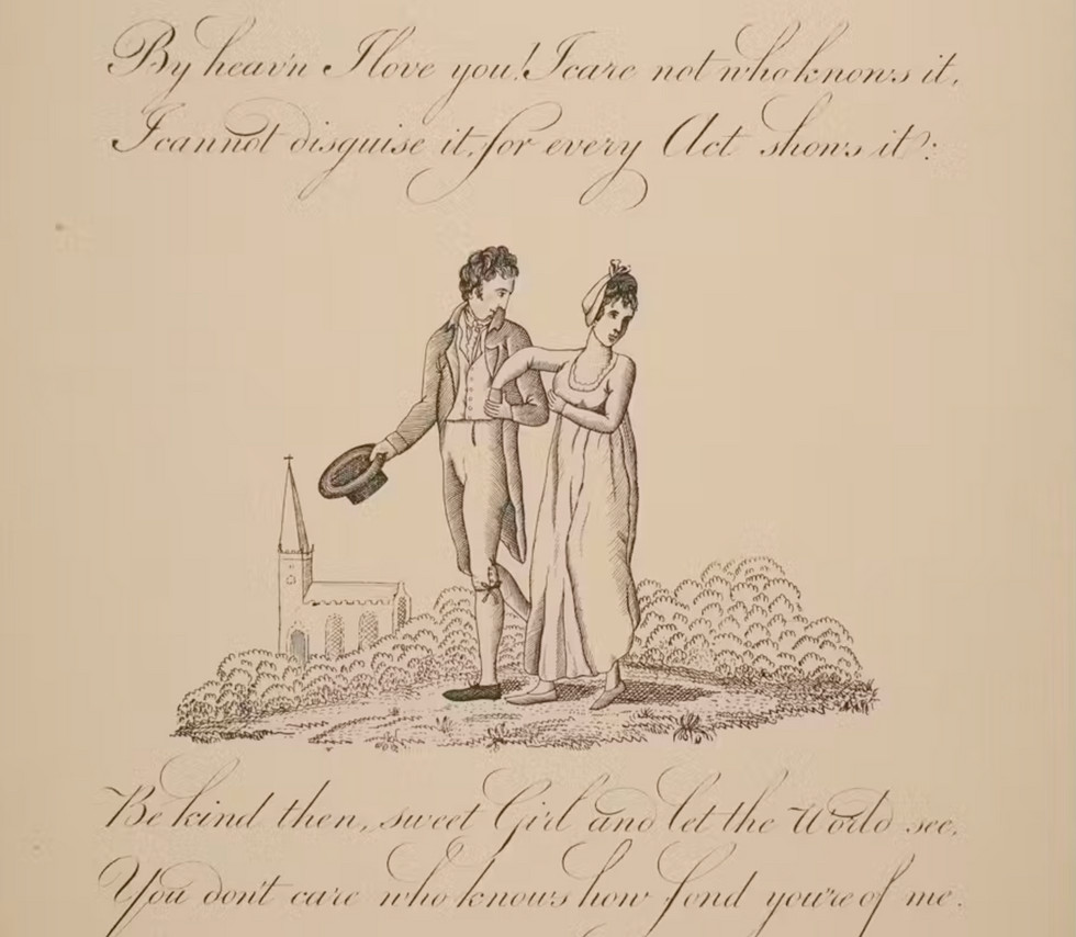 Photo of a ​ popular Victorian-era Valentine Day’s card.