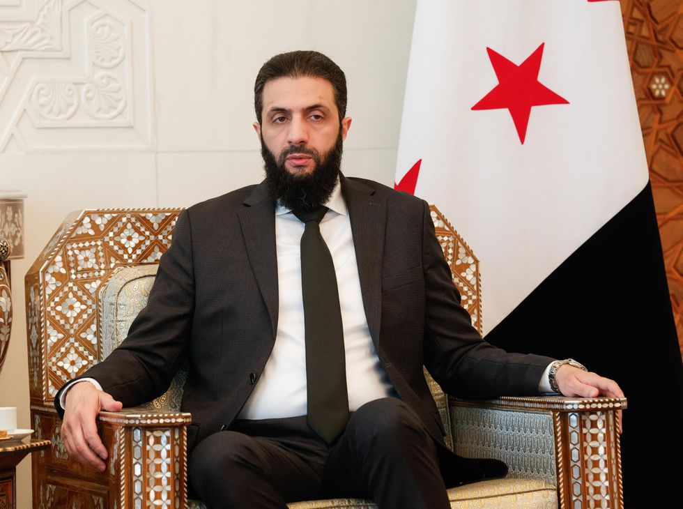 Photo of Syria's de facto leader Ahmad al-Sharaa in Damascus, on Jan. 10