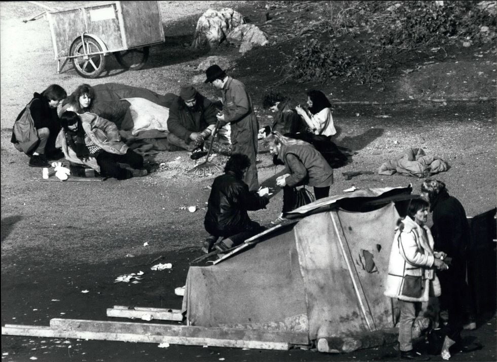 ''Platzspitz'', a park near Zurich's main station, is Switzerland's largest meeting point of drug-addicts and dealers.