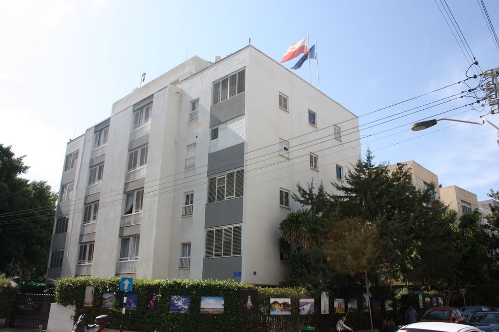 Polish Embassy in Tel Aviv, Israel.