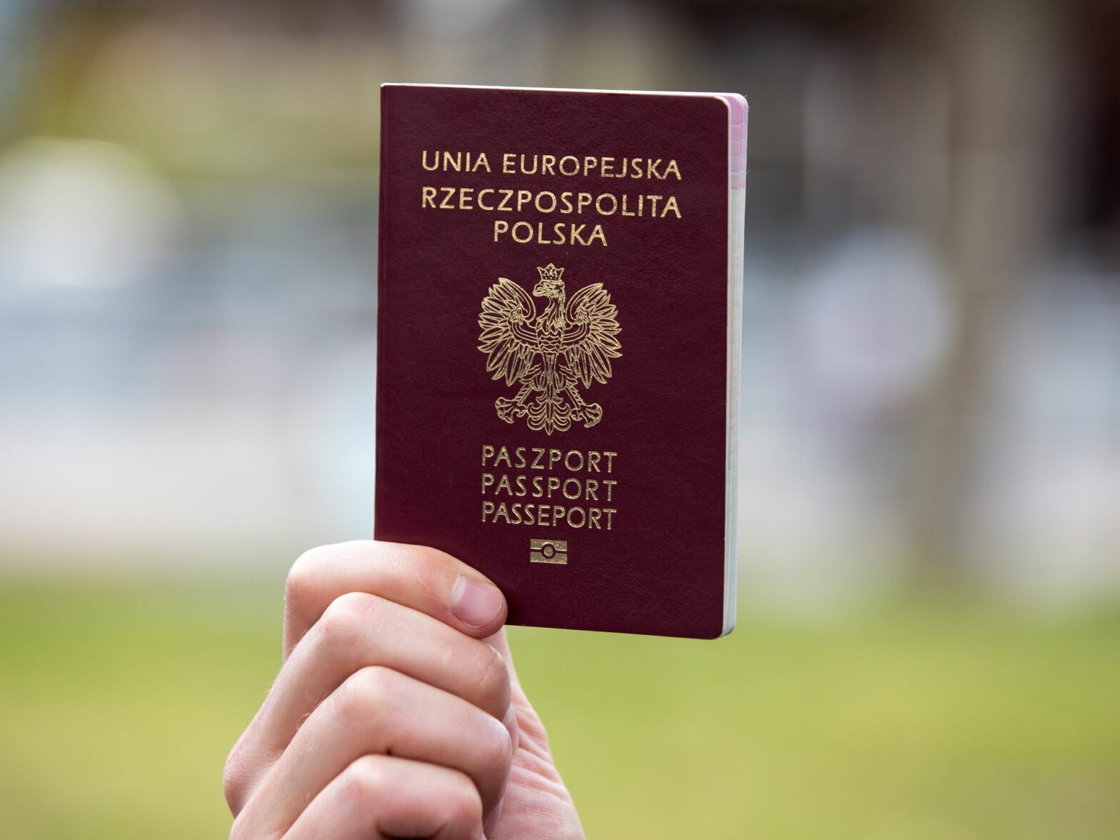 Polish passport.