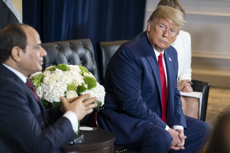 President Trump and President Sisi