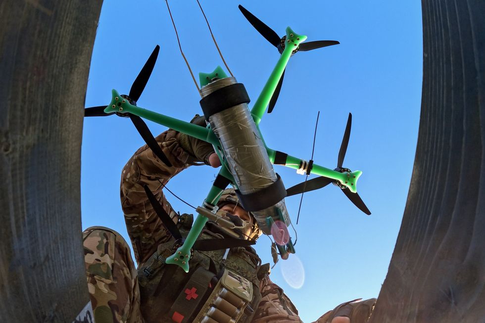 Russian troops use drones in special military operation zone