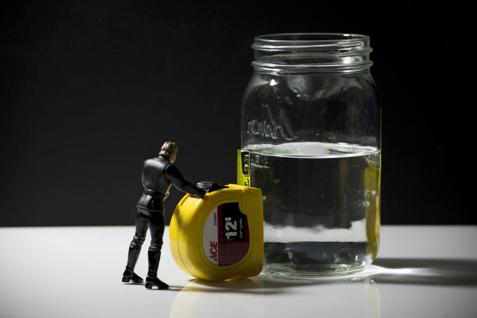 Seeing the glass half full or half empty?