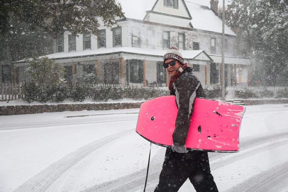 Snow day stoked