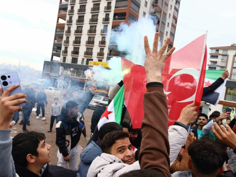 Syrian nationals who took shelter in Türkiye after fleeing the regime attacks in their country, celebrated on Sunday the apparent end of Assad as anti-regime forces captured Damascus