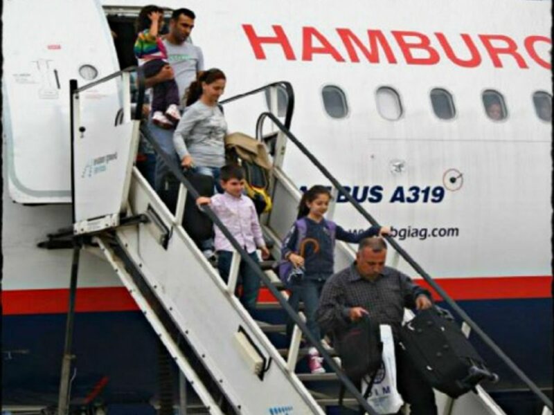 Syrians landing in Germany