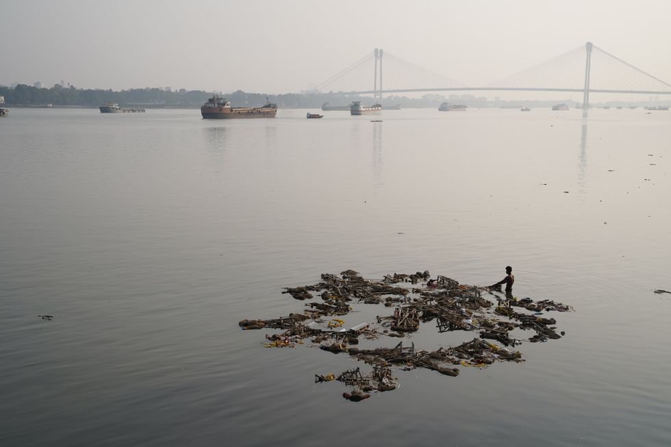 The health of the river Ganges is beyond fragile due to contamination and pollution.
