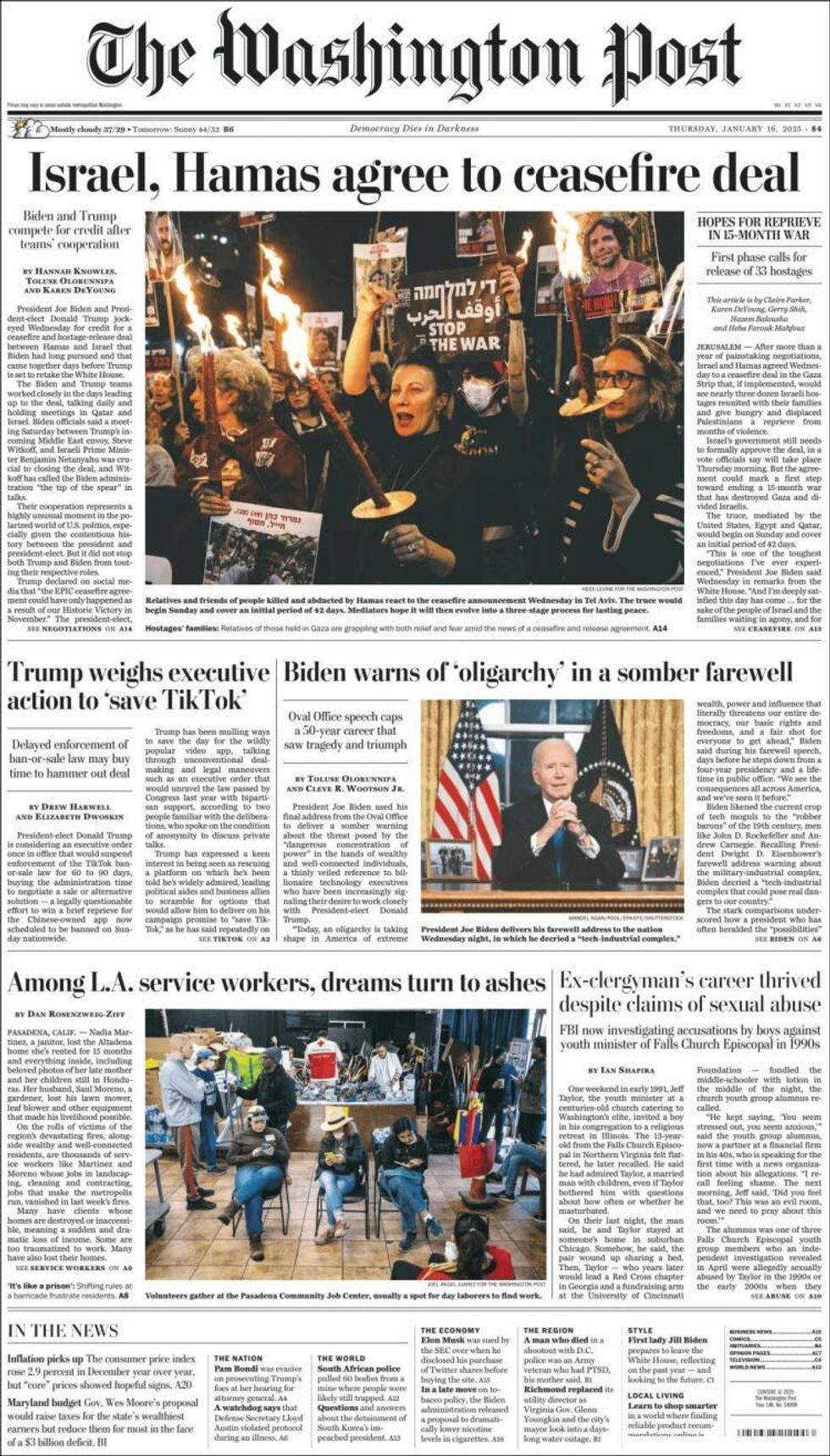 THE U.S. — The Washington Post