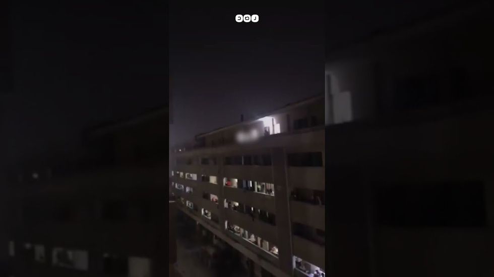Video of Al-Azhar students ululating in celebration of ceasefire.