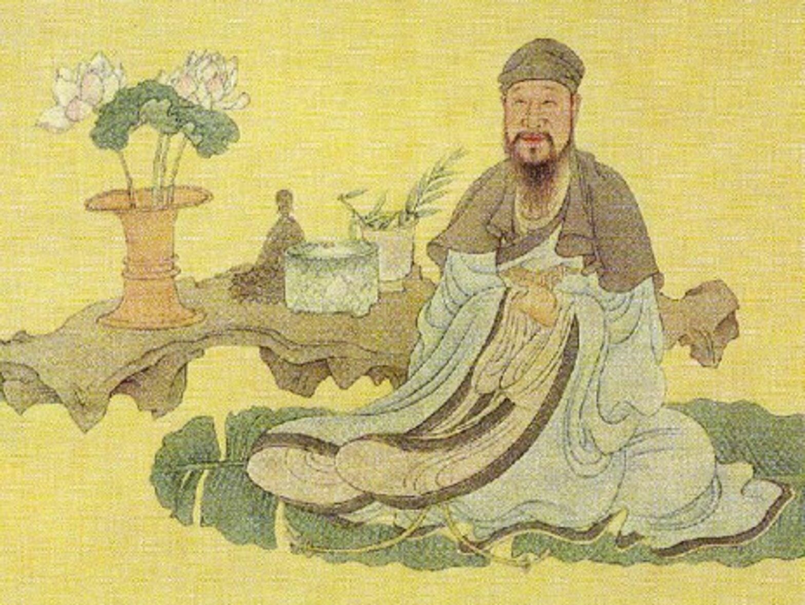 17th century portrait of Chinese poet Bai Juyi