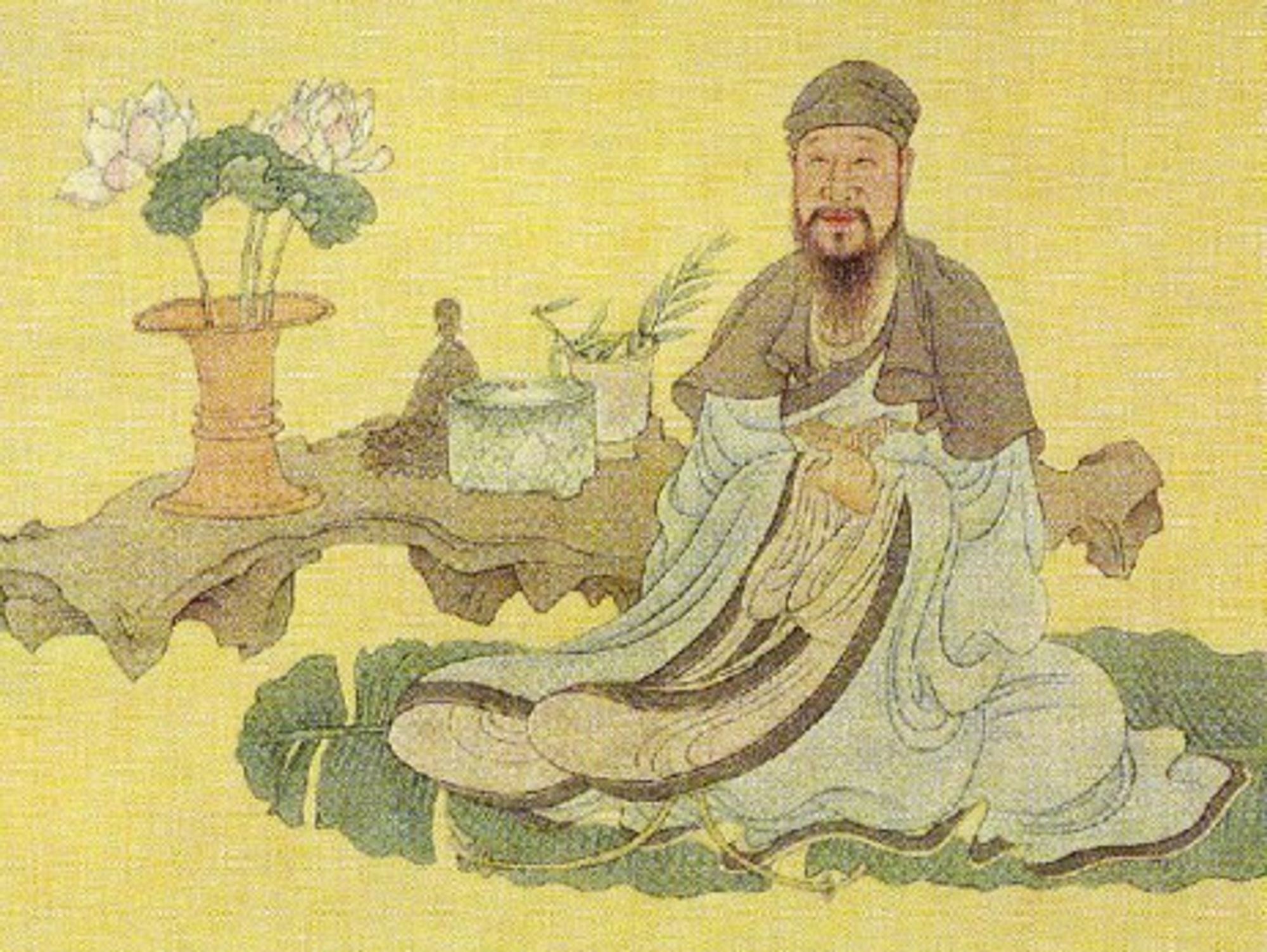 17th century portrait of Chinese poet Bai Juyi