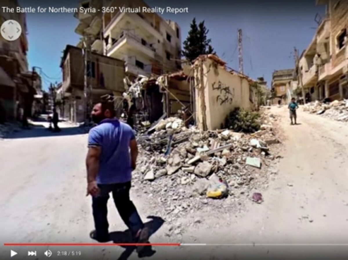360Â° Virtual Reality Video Gives Brutal New View Of Syrian War Destruction