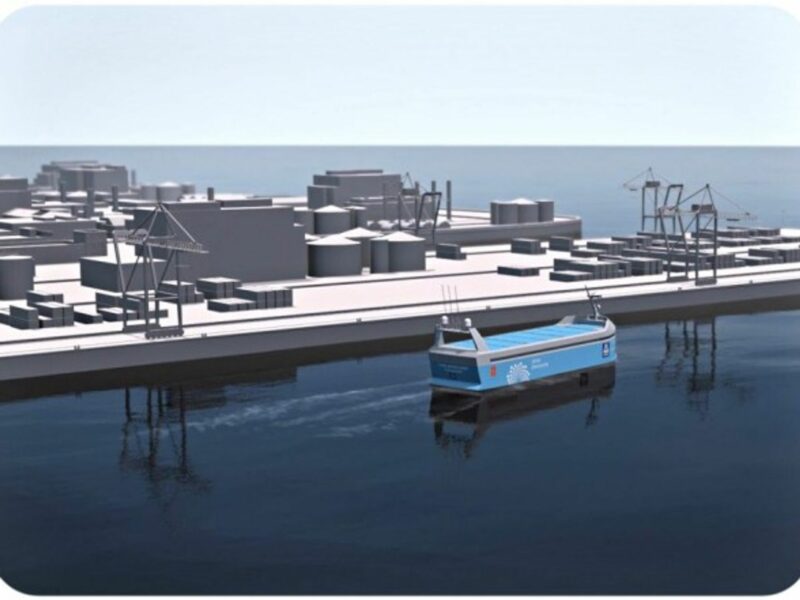 3D rendering of the Yara Birkeland