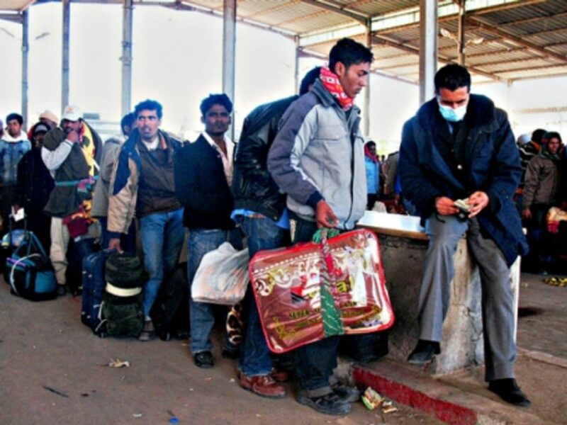 A 2012 photo at the Libya-Tunisia border