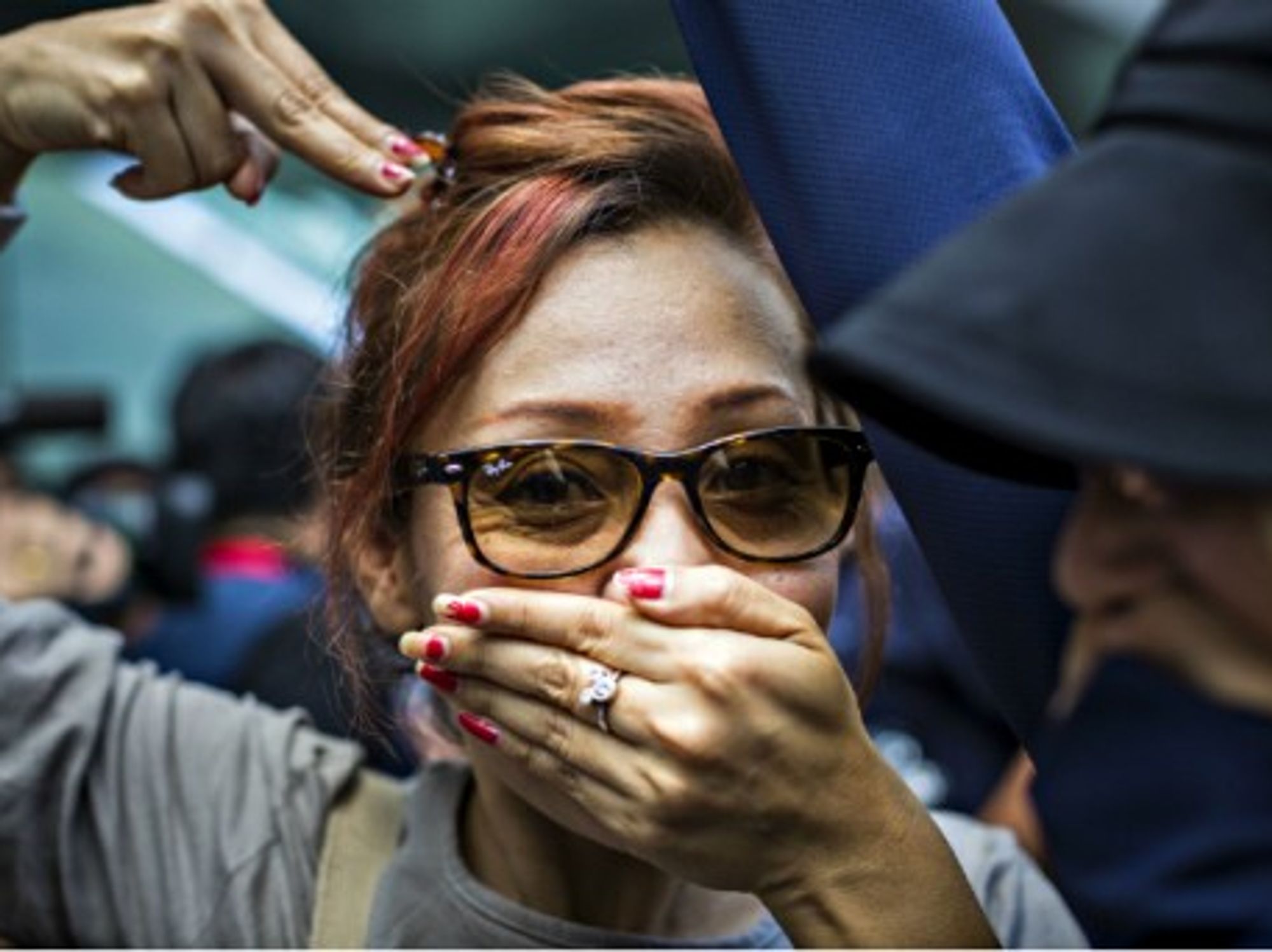 A Bangkok protest in June