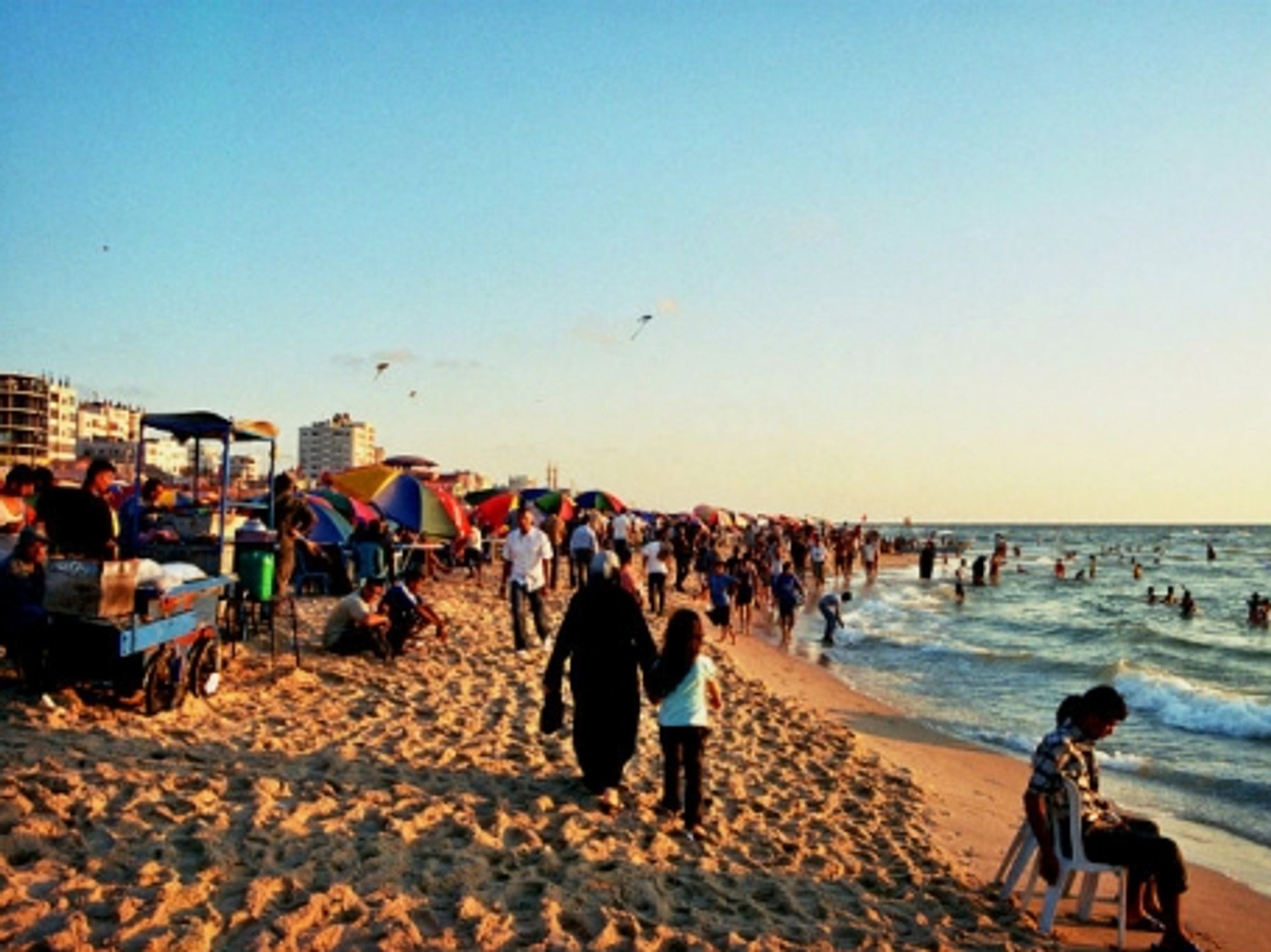 A beach in Gaza