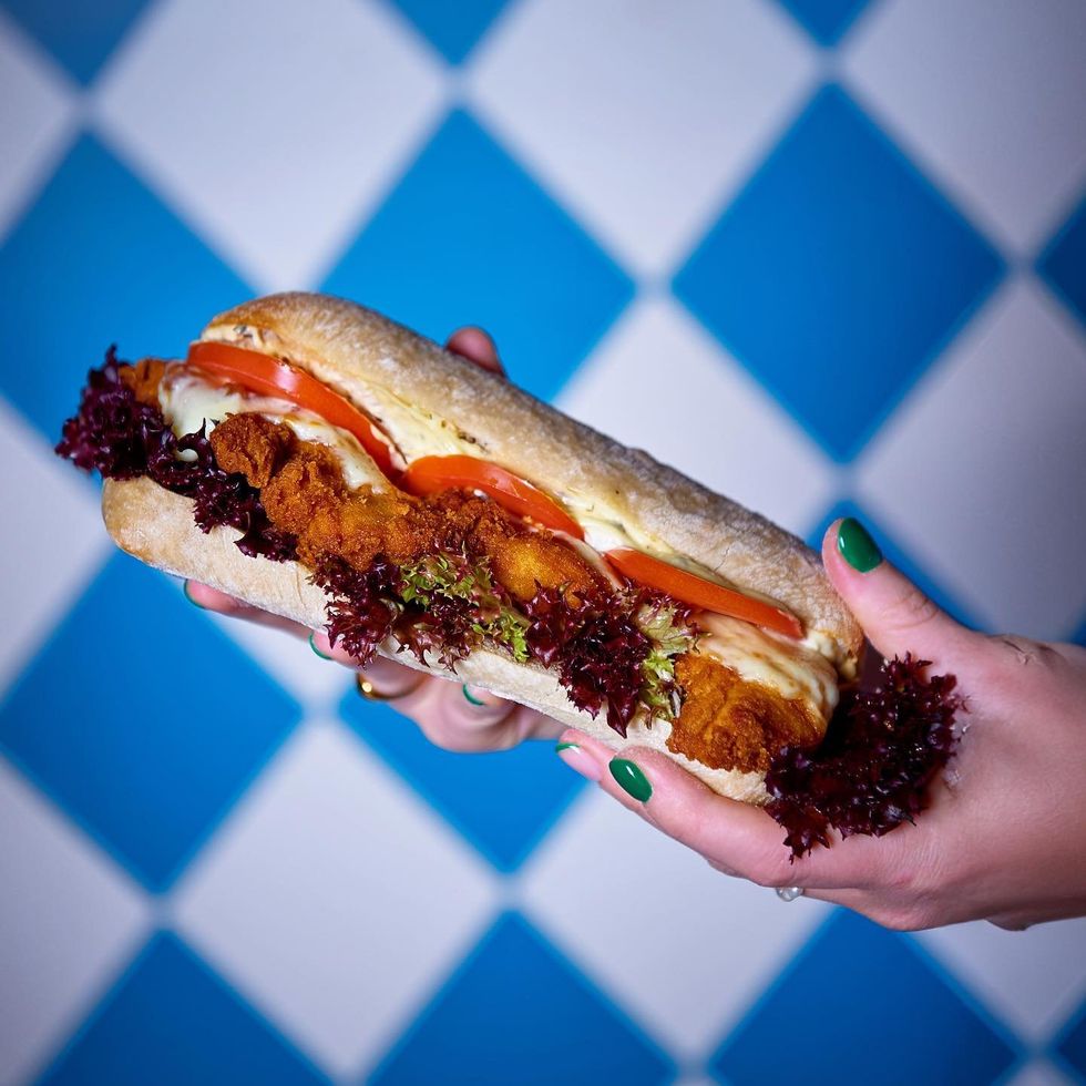 A best-seller sandwich from one of Rebel Tang's customers.