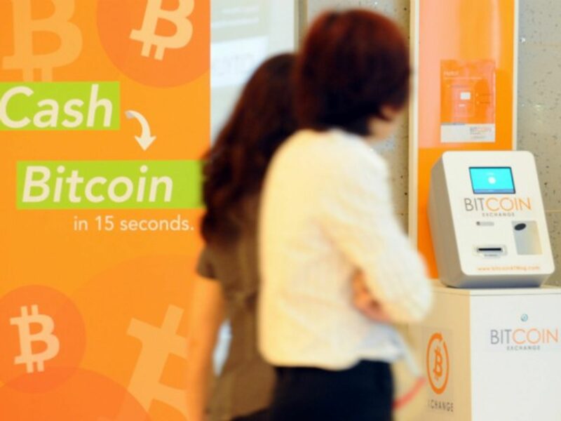 A Bitcoin ATM in Singapore