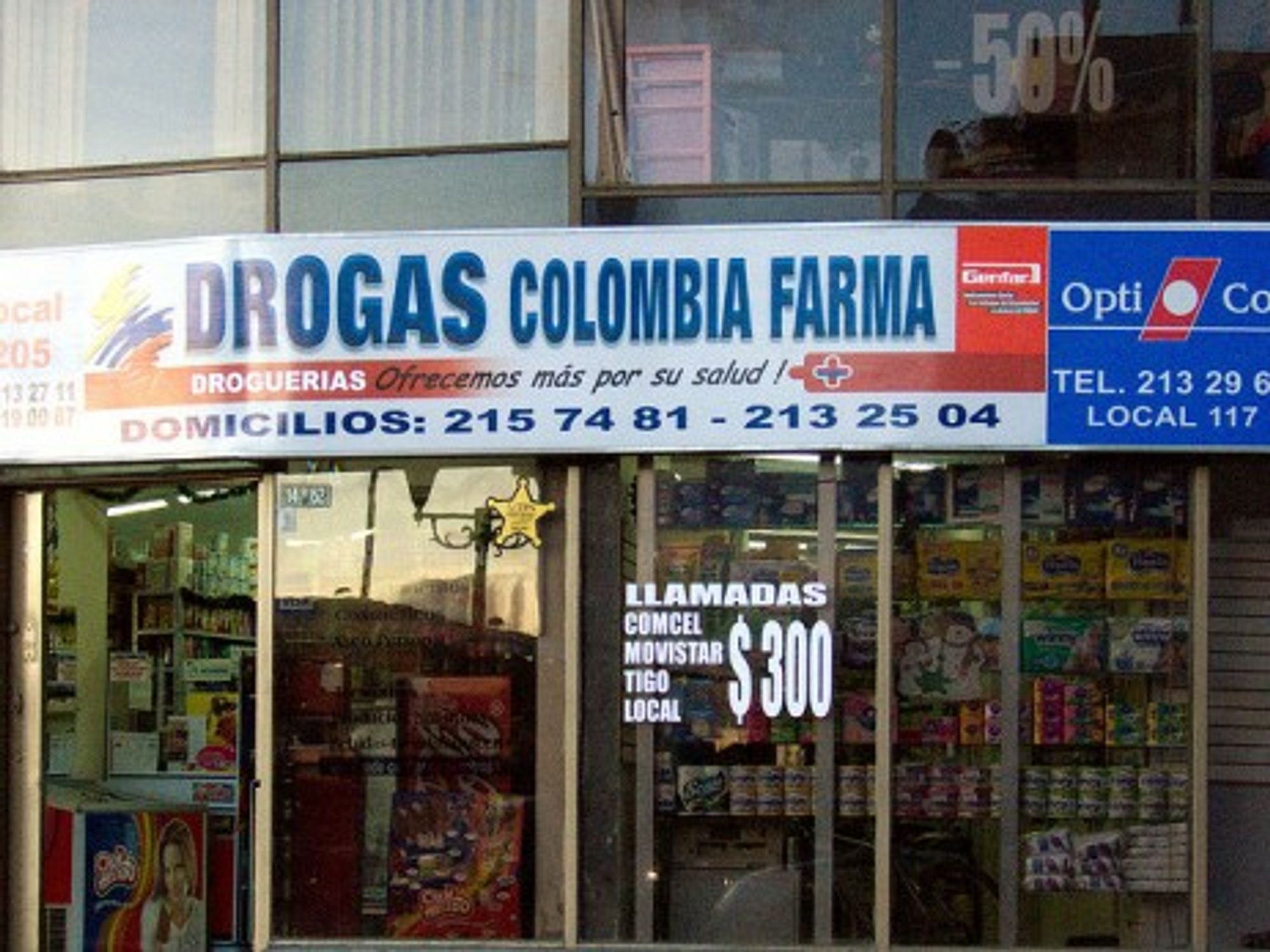 A Bogota pharmacy