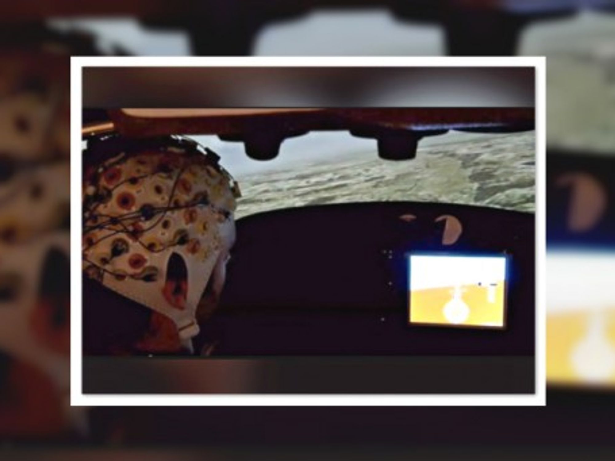 A brain-controlled flight test at the Technical University of Munich.