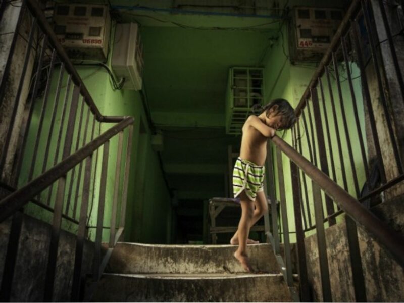 A Cambodian child in Phnom Penh