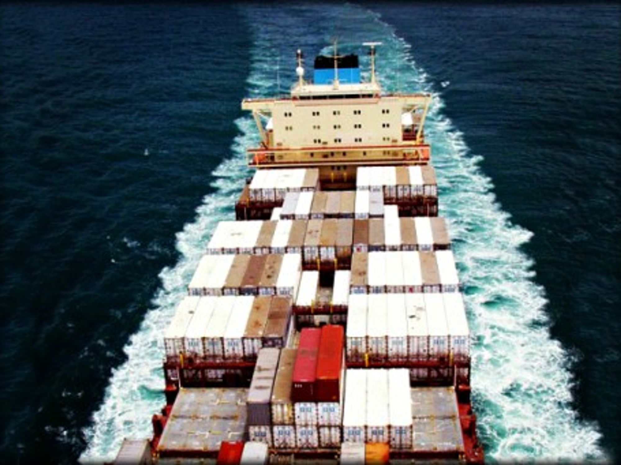 A cargo ship in Brazil