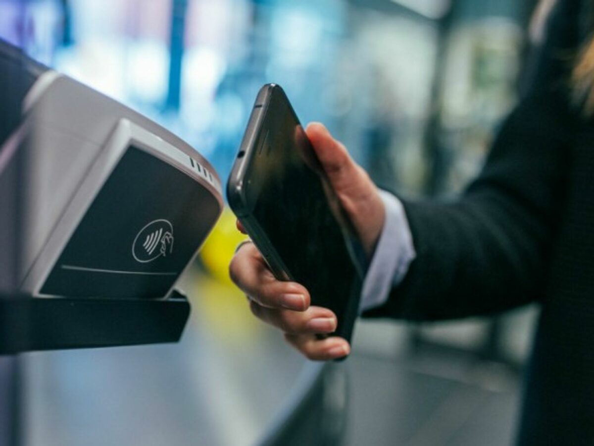 A cashless transaction in Ghent, Belgium.