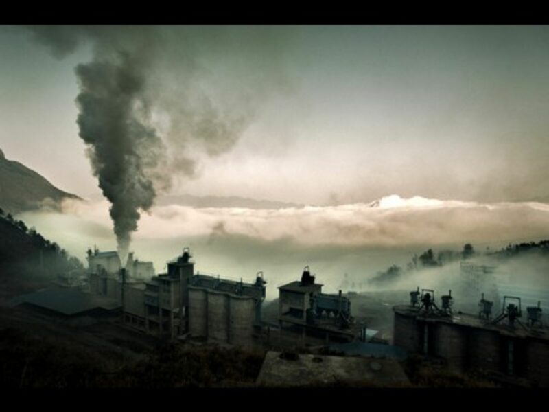 A cement factory in Chongqing, China