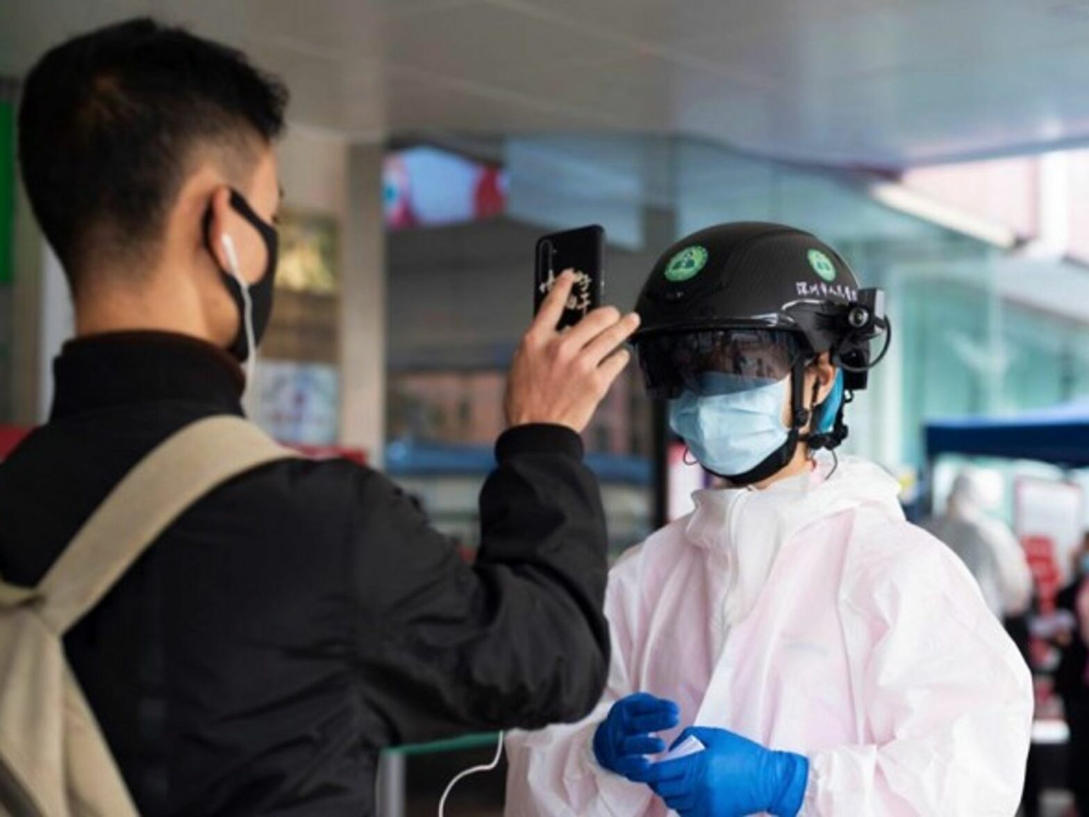 A Chinese company launched smart helmets at the end of April
