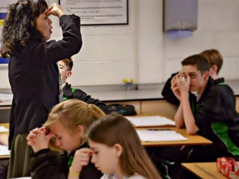 A Chinese teacher at Bohunt School, Hampshire, UK