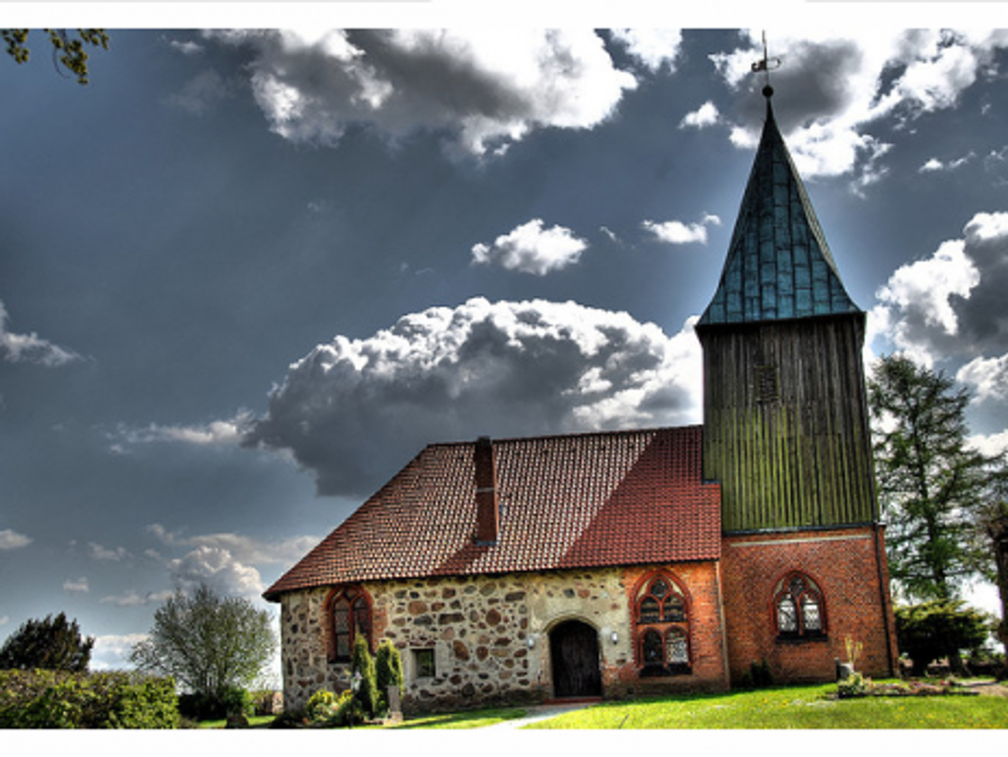 A church in Meuchefitz, Germany