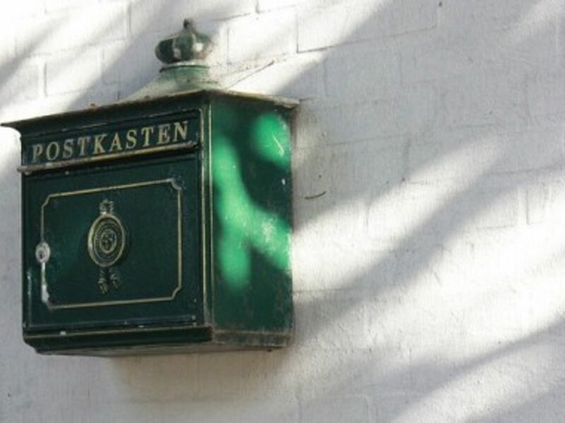 A classic German mailbox....but what's inside?
