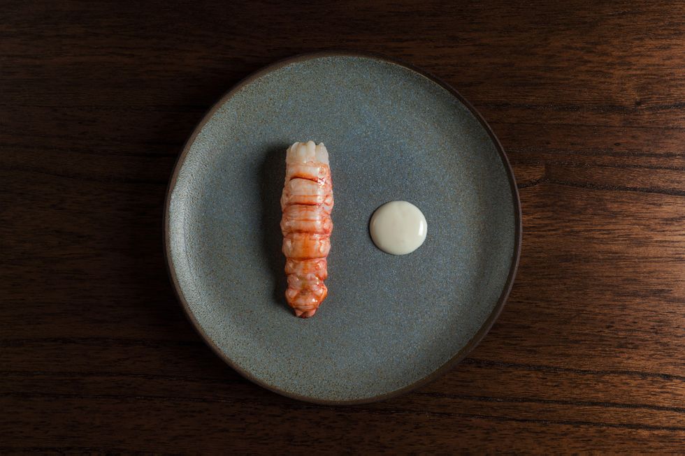 A crayfish dish from Oteque.