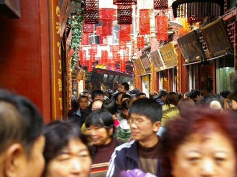 A crowded Shanghai